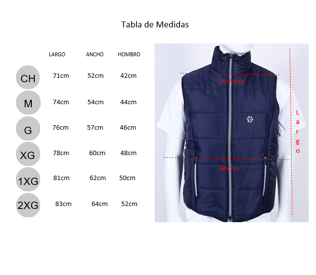 Chaleco Elektra Azul