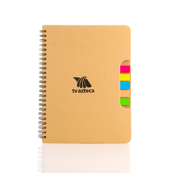 Libreta ecológica con 5 tiras adheribles