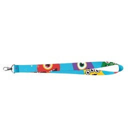 [041312144180000] Lanyard Monstruitos  Azul