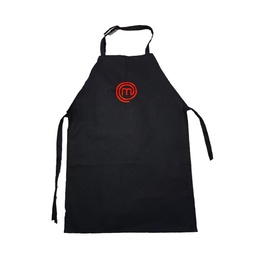 [041320005490000] Mandil Master Chef Personalizado Negro